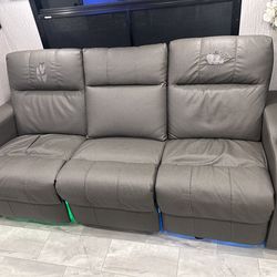 RV Theater Couch Dark Brown
