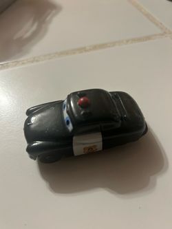 Disney Pixar Cars - SHERIFF - Kelloggs  2006 Plastic Car, pull back toy
