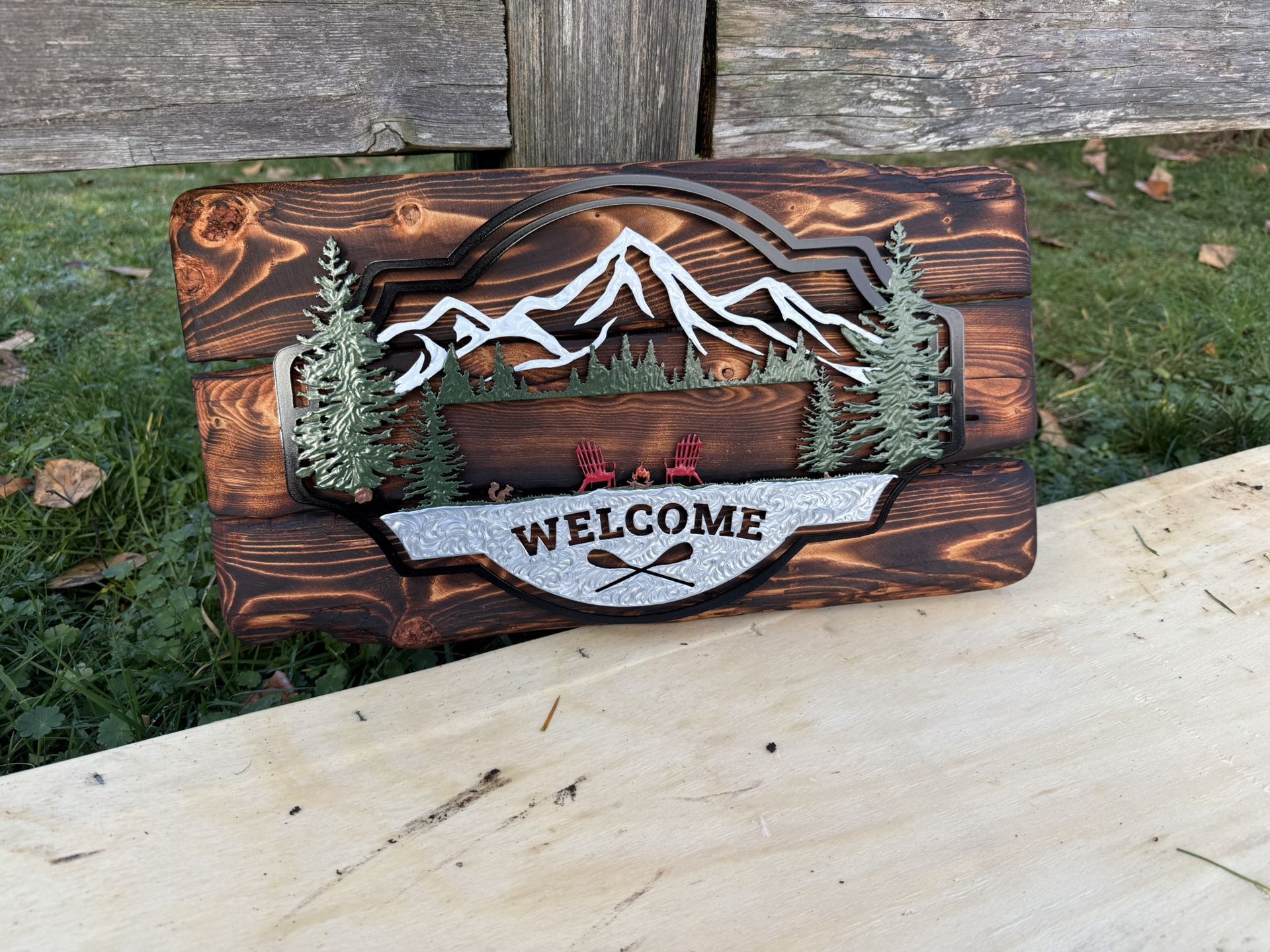 Acrylic Welcome Sign 