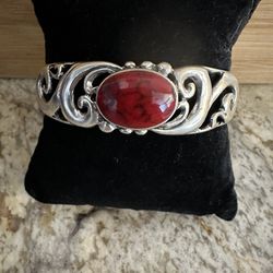 Sterling Mexico Cuff Bracelet 