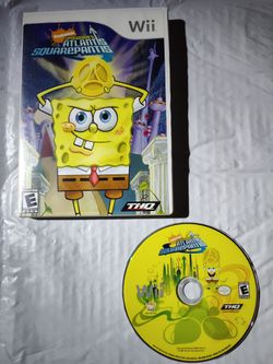 Nintendo Wii SpongeBob's Atlantis SquarePantis Complete in Box