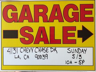 Garage sale