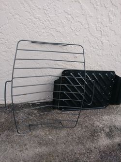 Metal racks for cooking. On grill /smoker or in oven