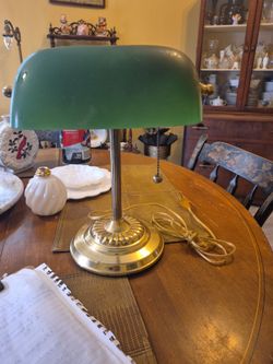Vintage Bankers desk lamp