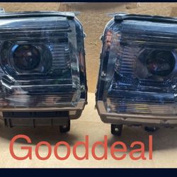 OH63  Fit 14-18 GMC Sierra 15/2500 HD Projector Headlight Pair 