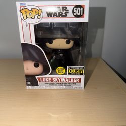Luke Skywalker Glow In The Dark Funko Pop