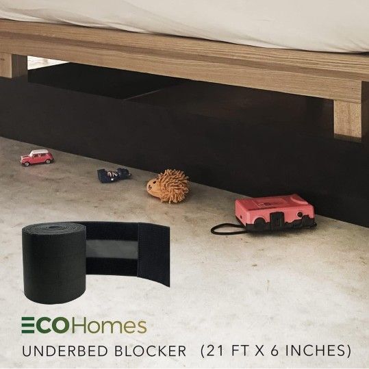 ECOHomes Under Bed Blocker for Pets Under The Bed Gap Blocker Keeps