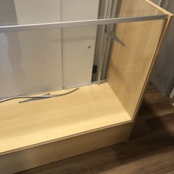 48” Full Vision Maple Display Case