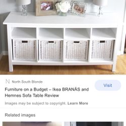 Ikea Shelf Hemnes Console Table Tv Stand With Drawers