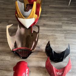 07–08 GSX-R1000 (K7/K8) SharkSkinz Track/Race Fairings + 2 Gas Tank Covers (JR Guse Paint)