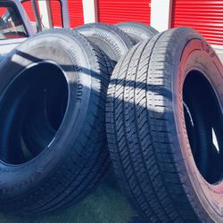 LT 265 70 R 18” Load En10 Ply Bridgestone Alenza. Off New 2025 GMC. As New Take Offs. $525 Excellent / Flawless Condition. 