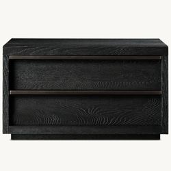 Restoration Hardware Bezier closed nighstand