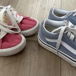 Girls Vans And Polo Shoes 