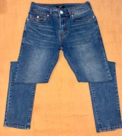 True Religion Men’s Rocco SN Flap Relaxed Skinny Jeans - Size 29