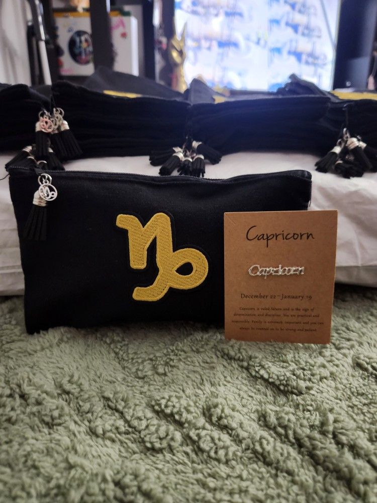 Zodiac Sign Canvas Bag -CAPRICORN