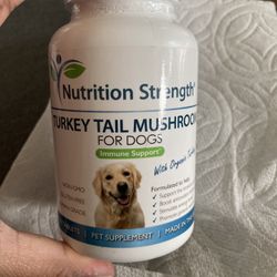 “Nutrition Strength” Turkey Tail Mushroom Vitamins for Dogs 