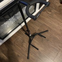 On Stage XCG4 Black Tripod Guitar Stand, Single Stand