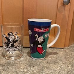 Monopoly Glass And Mug