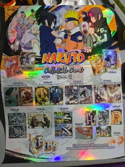 Naruto Collectible Cards Series 3 POSTER ONLY