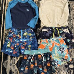 12 & 12/18 Month Baby Boy Swimwear