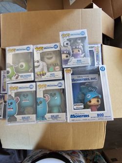 Monsters Inc. Funkos bundle