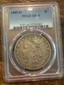 1889-O Morgan Dollar PCGS XF40 Certified New Orleans Silver Dollar
