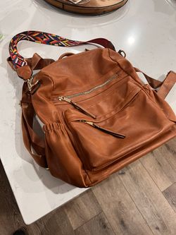 Leather Back Pack Work Bag