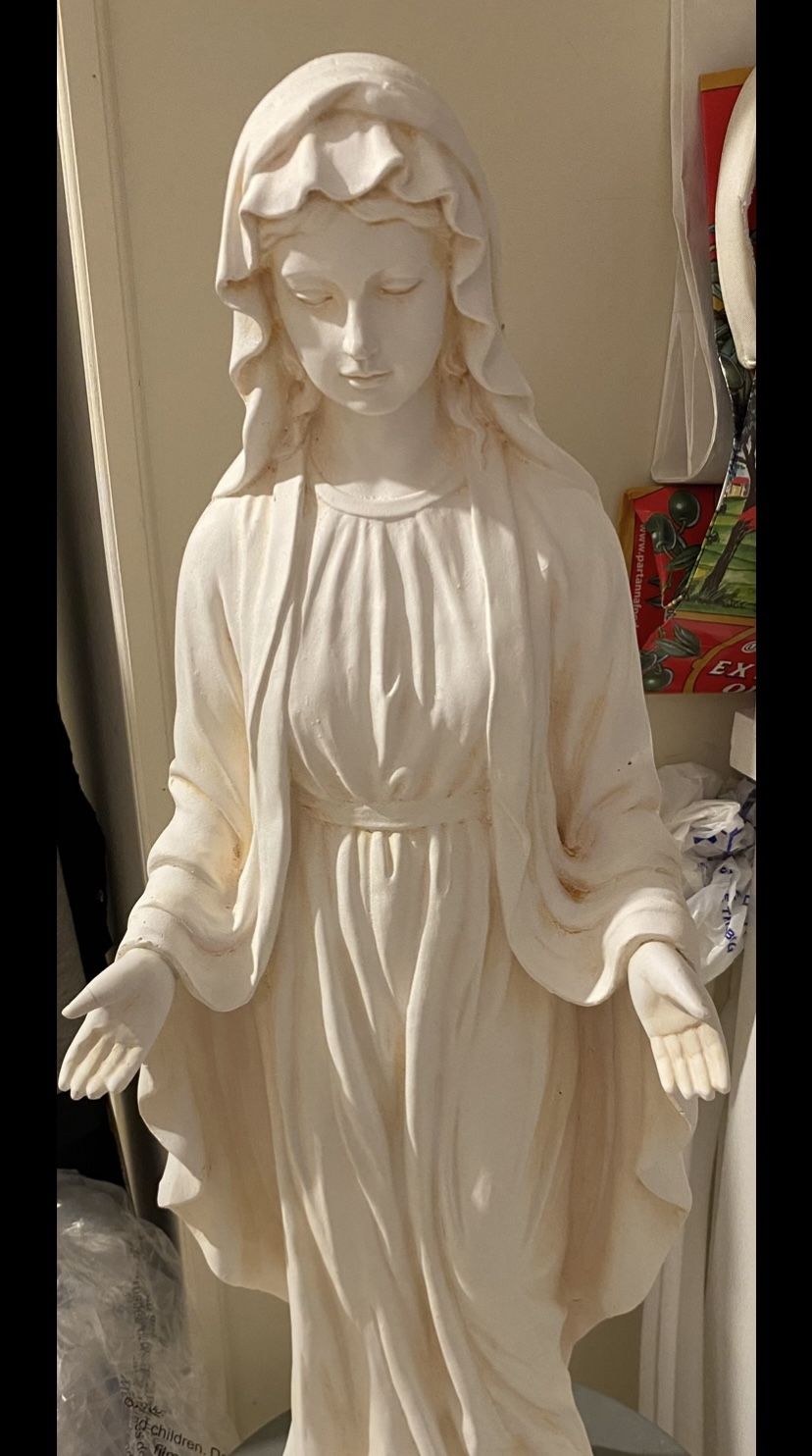 Mother Mary Statue— 38” H—-$90
