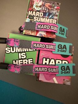 hard summer GA 2days $280 each