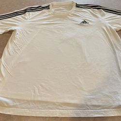 White Adidas T-Shirt