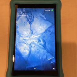 Amazon Kindle Fire Tablet w/Protective Case