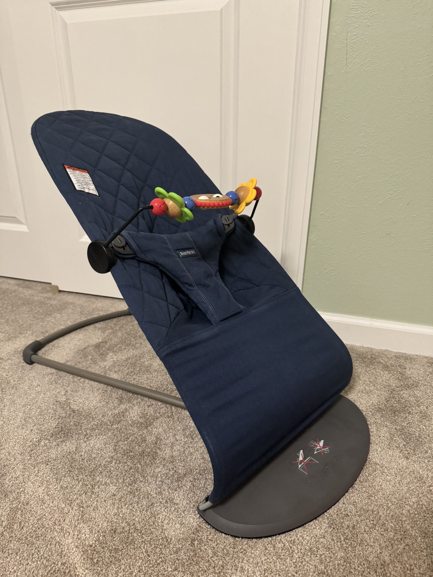Baby Bjorn Bouncer Bliss With Toy Bar! PRISTINE