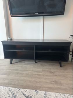 Black tv stand $110 OBO
