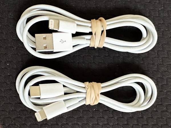 Apple USB-A and USB-C to Lightning Cables