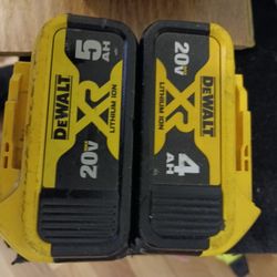 DeWalt Batteries Asking 100$