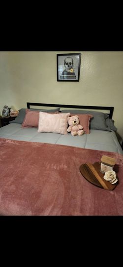 Bed and frame
