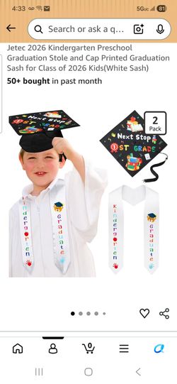 Birrete de graduación para kindergarten