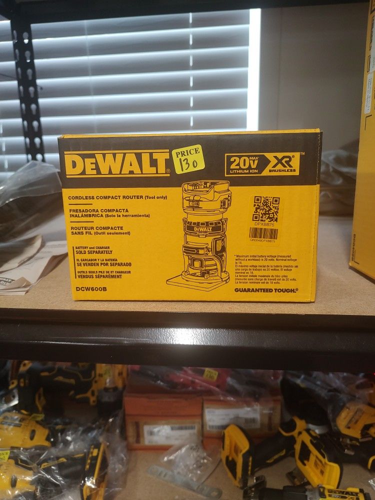 DeWalt 20 V Max Brushless Compact Router