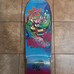 Rob Roskopp Santa Cruz x Stranger Things Demogorgon 10.25" Lenticular Skateboard