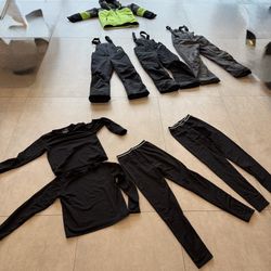 Large Lot Of Kids Ski Jackets, Pants, Ski Bibs And Long John's Bought and not used. Not longer fit. Why pay full price for something that they will gr