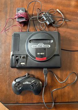 Sega Genesis 16-Bit Console W/Original Controller And RF Switch