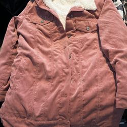 Blush Corduroy Jacket For $10.00