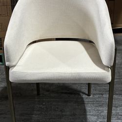 4 DINING CHAIRS CREAM