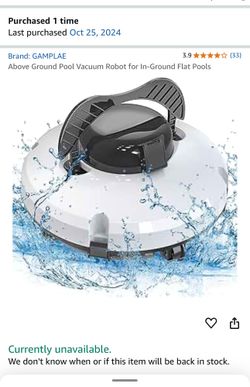 2024 Robotic Pool Vacuum