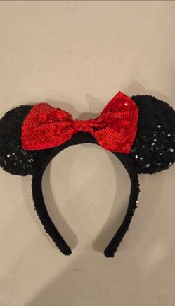 Minnie Mouse Sequin Ears Headband