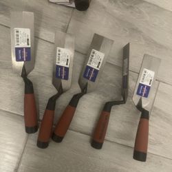 BUNDLE OF 5 MARSHALLTOWN TROWELS 6x2 BRAND NEW ($120 STORE VALUE)
