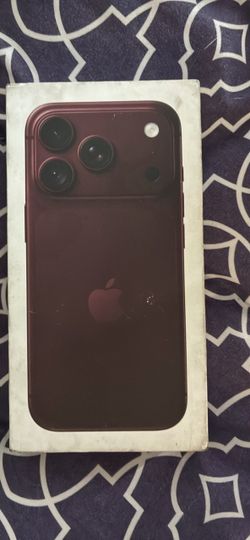 Apple iPhone 18 pro (512GB)  sealed box brand new unlocked Burgundy