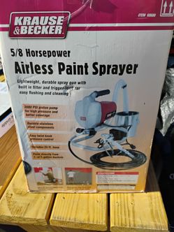 Krause & Becker 5/8 HP Airless Paint Sprayer