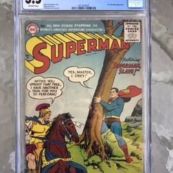 Superman #105 (1956) CGC 3.5 — Al Plastino “Superman, Slave” Cover and Art