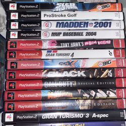 Ps2 Slim With 20 Games 